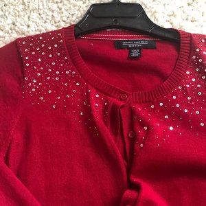 Beautiful glammed up RED 💋 Cardigan